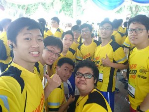 Pahlawan kuning sebelum pemanasan( KM 0)